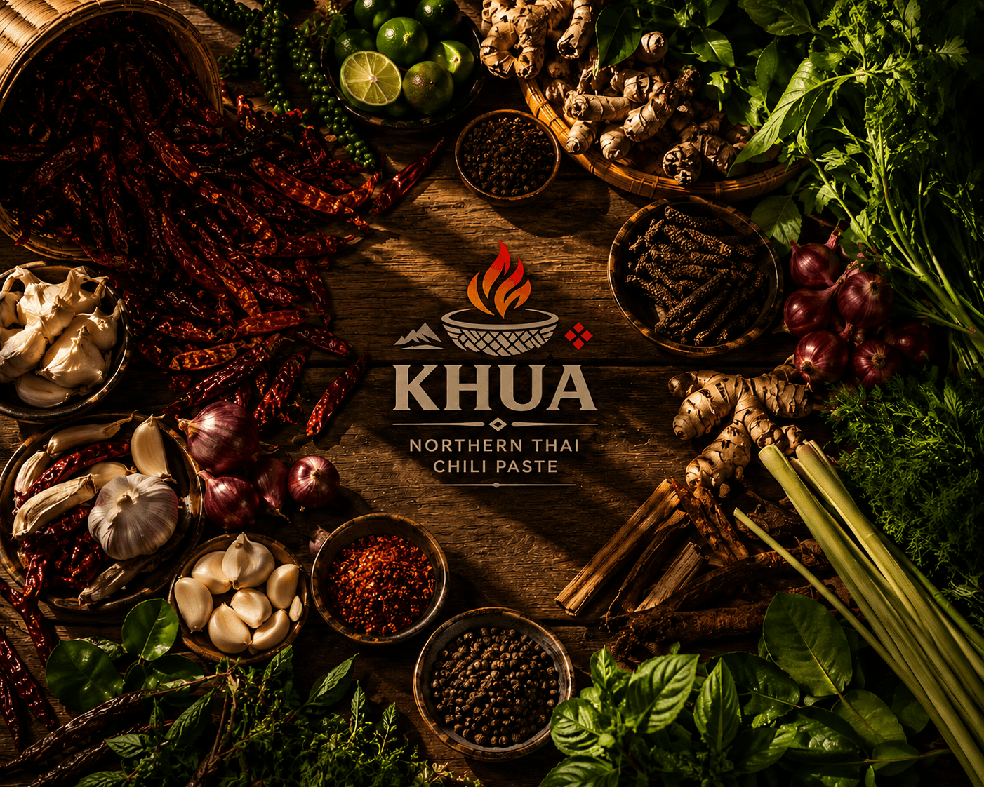 น้ำพริกแกงเหนือ สูตรล้านนาแท้ KHUA