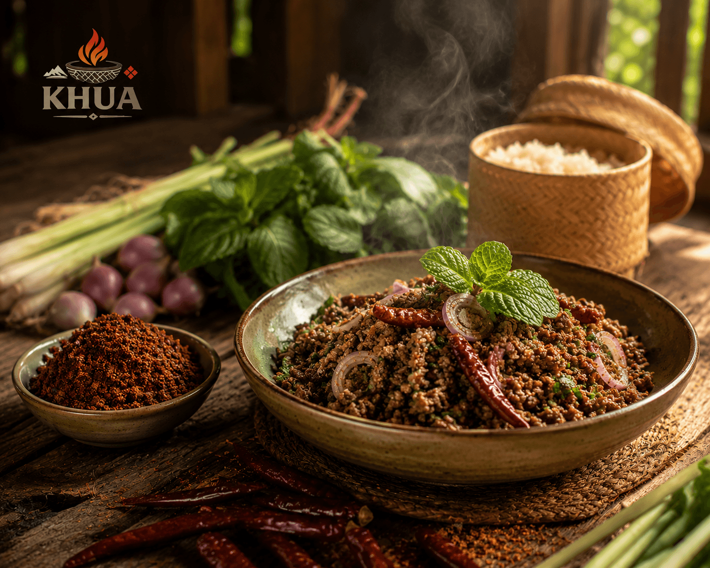 Nam Prik Larb Nuea What can you cook with these products?